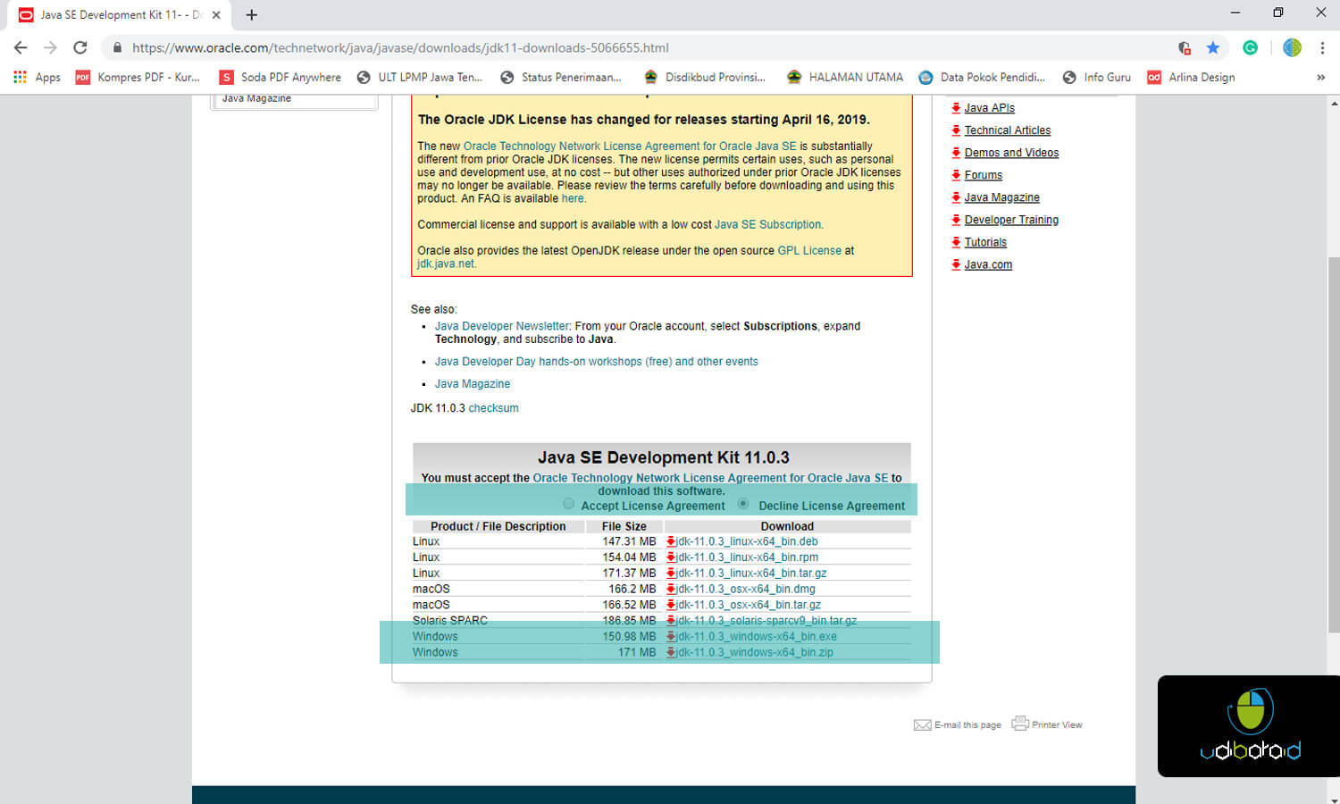 Java se development kit 8