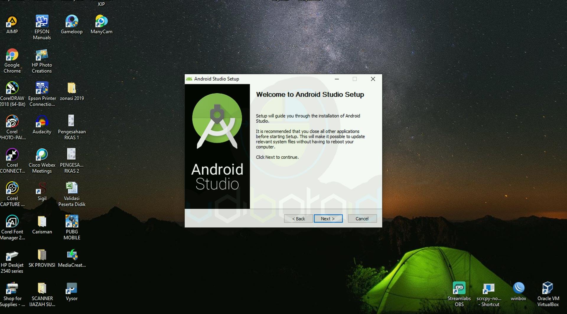 download and install android studio on windows 8