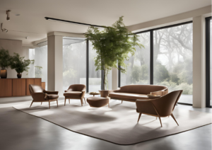 nspirational Spaces Combining Minimalist Seating and Classic Modern Decor