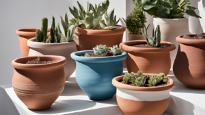 Ceramic plant pots