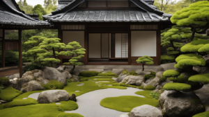 Japanese style garden