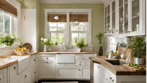 small kitchen look bigger