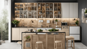 small kitchen look bigger