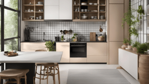 small kitchen look bigger