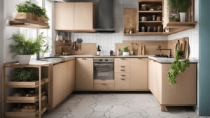 small kitchen look bigger