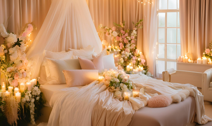 wedding bedroom decoration