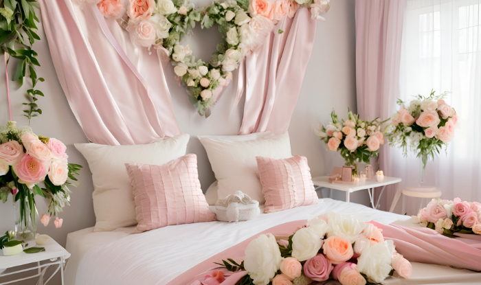 wedding bedroom decoration